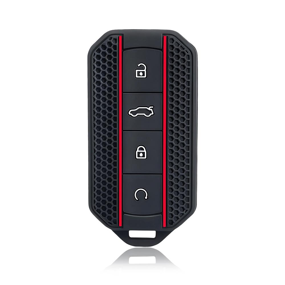 Silicone Auto Key Fob Cover Case Fit For Chery Auto Jaecoo J5 J7 Protective Key Fob Housing Bag Key Ring Housing Mount Auto Auto Accessories