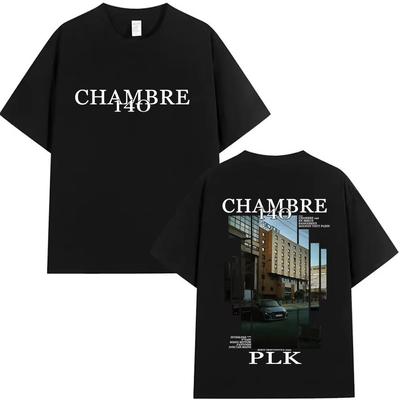 Rapper Plk CHAMBRE 140 Pt3 Tour 2025 Merch T Shirts Men's Hip Hop Street Fashion Cotton Short Sleeve T-shirts Women Streetwear