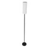 Floor Lamp with Linen Lampshade Iron Modern Minimalist Standing Lamp with E26 Bulb Foot Switch for