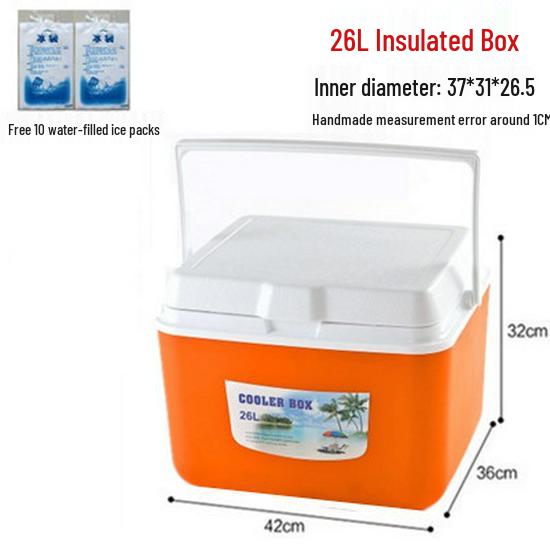 Tragbare isolierte Frischhaltebox für kleine Kühlschränke, den Außenbereich, zum Angeln und für unterwegs
