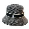 Bucket Letters Fisherman Hat Straw Hat Women Spring Summer Outing Shade Day System