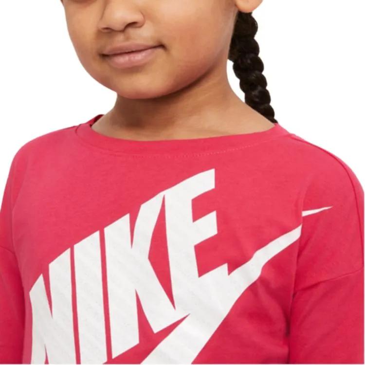 Nike Kids T Shirts Crew Neck Moderate (Unisex) T-Shirts HA4984 601