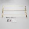 Drei gestaffelte Schichten Handtuchhalter Bars Handtuchhalter Badezimmer Zubehör Set 304 Edelstahl Golden