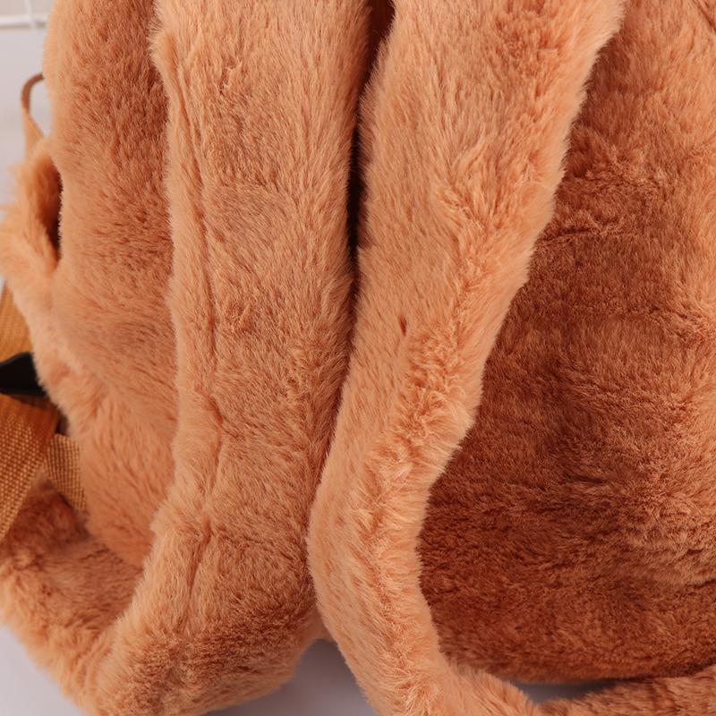 Capybara Plush Backpack Kawaii Plushie Doll Fur Bag Children'S Bag Shoulder Bag Mini Knapsack Bags Gifts For Girlfriend