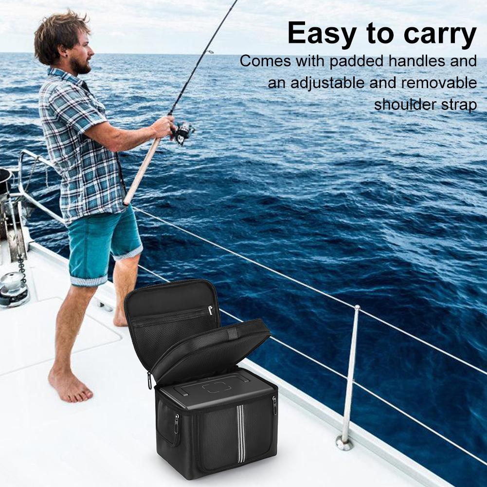 Wodoodporne etui transportowe do przechowywania stacji zasilania BLUETTI EB3A 268Wh z akumulatorem LiFePO4, ochronna torba do przechowywania