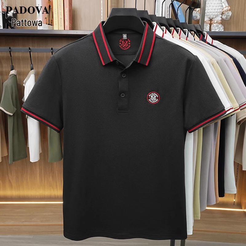 

Patova 2026 Summer Breathable Embroidered Short-Sleeve POLO Shirt 3XL