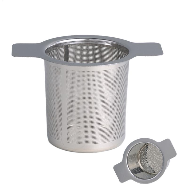 Reusable Stainless Steel Mesh Tea Infuser Strainer Teapot Tea Leaf Filter Drinkware Kitchen Accessories Tea Filter Net