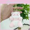 Charming Black And Pink Panda Plush Doll Backpack Charm For Boys And Girls