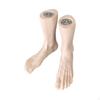 2 Pieces Mannequin Feet Model Male Foot Display Sock Creative PVC