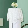 1Pc Tablecloth European Style Leisi Dust Cover Elegant Covering Dust Farmhouse Decoration Air Conditioning Cover Cloth
