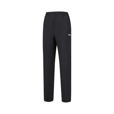 Group Purchase Series Straight Leg Logo Lace-Up Casual Knitted Sports Pants Women Bottoms Black AKYU456-1