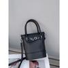 Cowhide Niche Versatile Women's Bags, Shoulder Messenger Bags, Simple Women's Bags, Zipper Bucket Bags