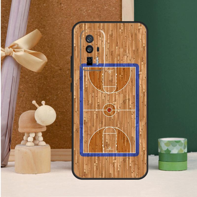 Basketball Court Case For Xiaomi 17 Pro Max 13T 14T 15T 14 15 Ultra POCO F8 Ultra F7 F5 F6 X5 X6 X7 Pro Cover