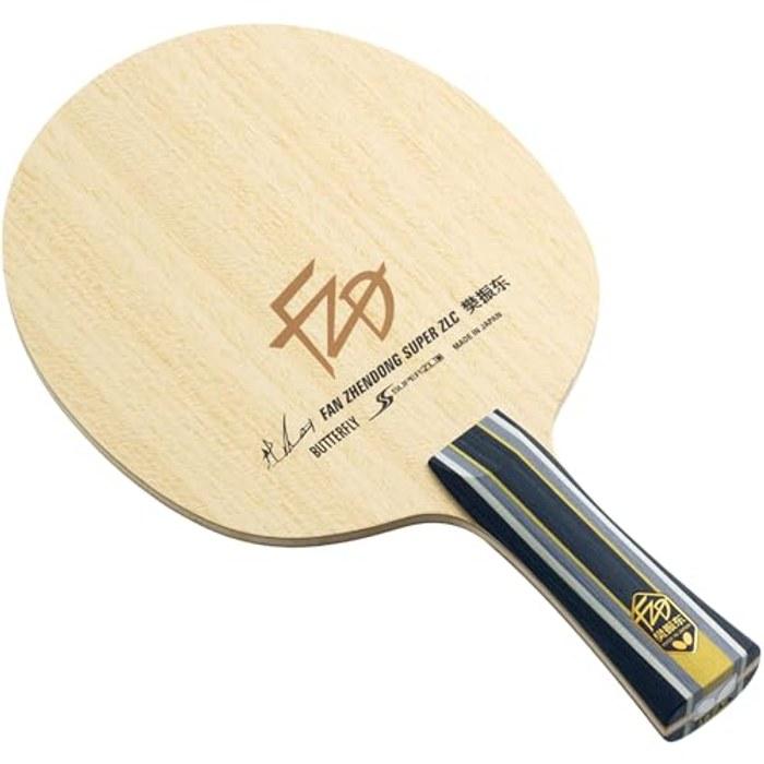 Butterfly Table Tennis Racket Fan Zhendong SUPER ZLC-FL, Offensive Shakehand, 37251, 157x150mm (Regular), FL (Flare)