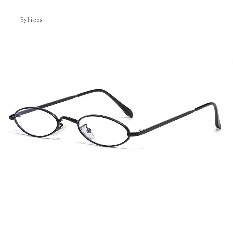Retro Small Oval Anti-blue Light Computer Reading Glasses Metal Frame Hyperopia Eyeglasses For Women Female Man Male Óculos