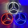 HOT Car Front Grill Logo Light LED Badge Sticker Luminous Decorative Light Mercedes Benz Amg A B C GLK GLE W205 W204 W213 W2531 SL1