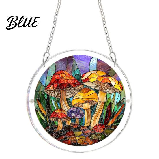 Garden Decorative Suncatcher Acrylic Puzzle Suncatcher Stained Glass Style Window Hanging Sun Catcher Panel DIY Colorful Art Jigsaw for Home Decor
