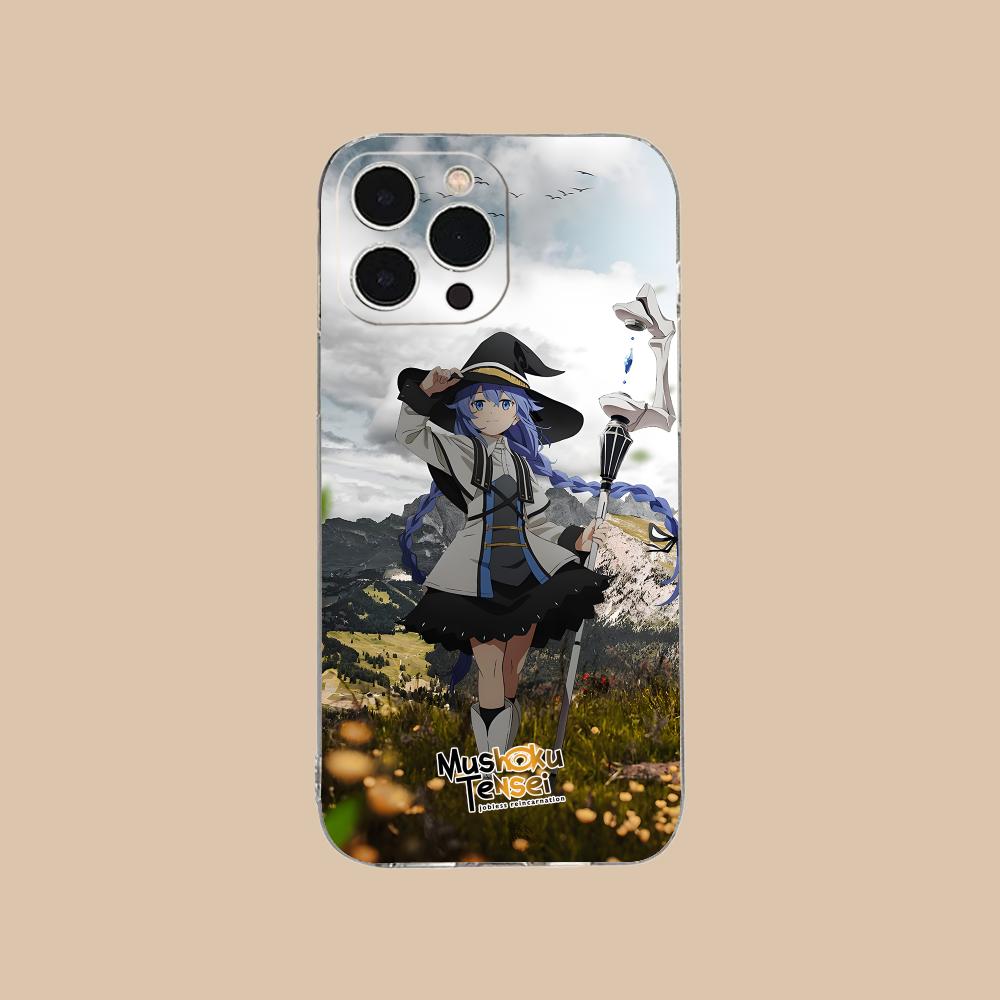 Mushoku Tensei Roxy Mobile Phone Case for iPhone 17 16 15 14 13 12 11 X XR XS Air Pro Max Plus Mini Clear Colorful Cover Luxury