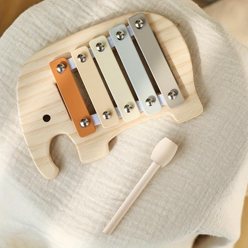 Baby Wooden Elephant Toy, Educational Elephant Toy Board, Multifunctional Hand and Brain Development Parent-Child Toy, Christmas Gift