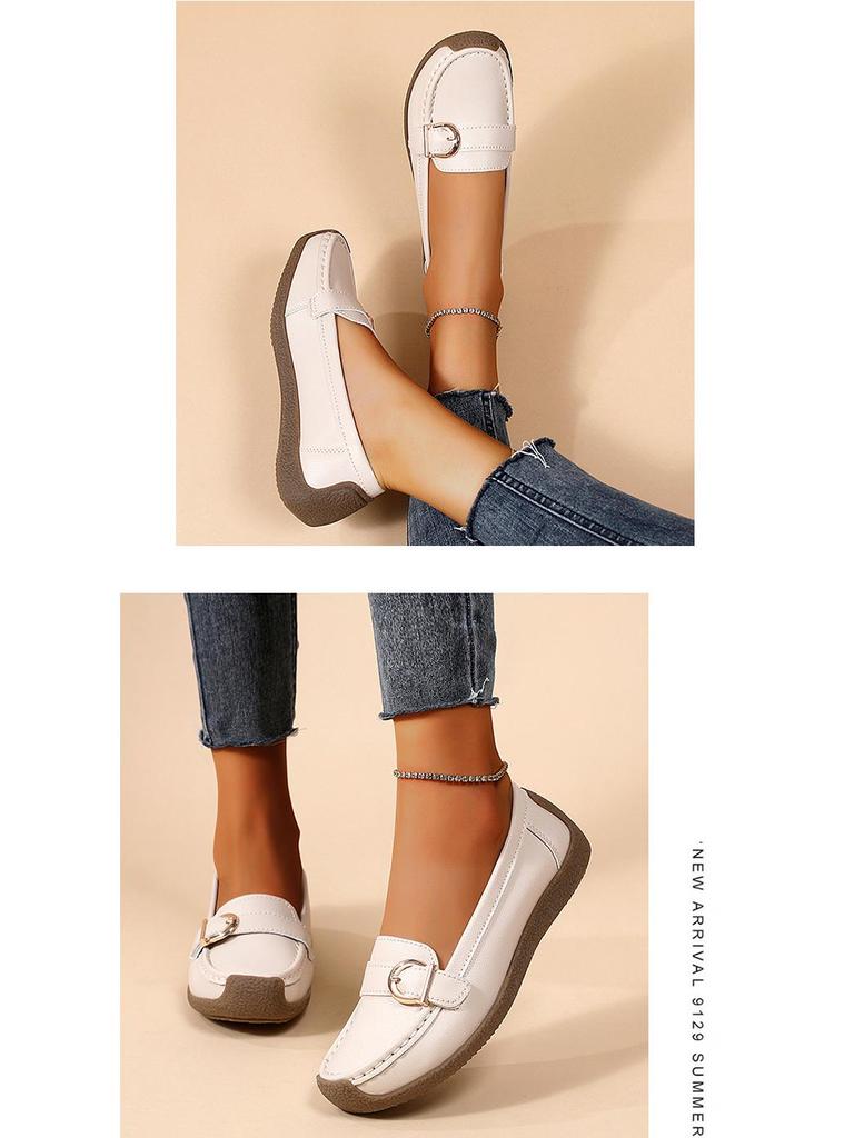 2024 Dam Casual Mjuka Loafers - Bekväma, Platta, Plusstorlek, Mjuk Sula & Ovandel, Ideala för Mamma.