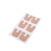 60Pcs Callus Pad U Shaped Cushions for Balls of Feet Soft Felt Corn Pad Reduce Friction Pressure 1 4in Thickness
