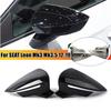 For SEAT LEON MK3 5F 2012- IBIZA MK5 2017- ABS Car Rearview Side Mirror Cover Wing Cap Exterior Door Trim Replacement