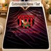 Flannel BlanketWest Bromwich Albion FC Custom Name Text Personalized Soft Warm Throw Blanket Home Decor Gift
