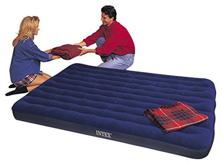 INTEX CLASSIC DOWNY Air Queen 203 X 152 X 22 Cm Japanese Bed, Size, (Product Code 68759) [Official Product]
