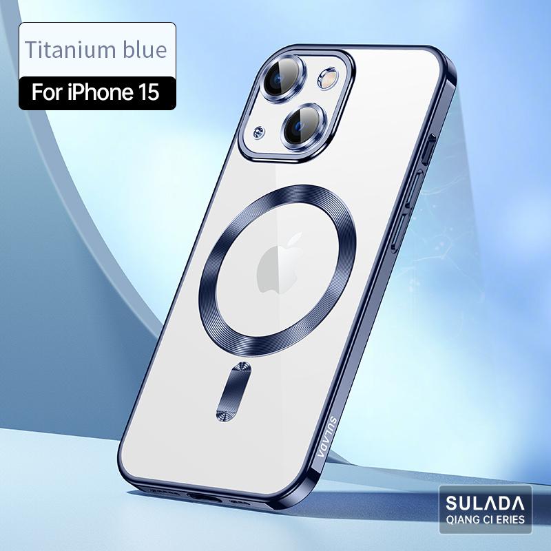 Case for Magsafe Mag Safe Iphone 15 Pro Max 14 Plus 13 12 11 X Xs Xr Se 2020 2022 8 15Pro Camera Lens Protector Protection Cover Phone Accessories