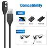 FONKEN USB Cable For AfterShokz Aeropex AS800 Headphone Magnetic Charging Cable USB Charger Bone Conduction Headphone Charging Cable