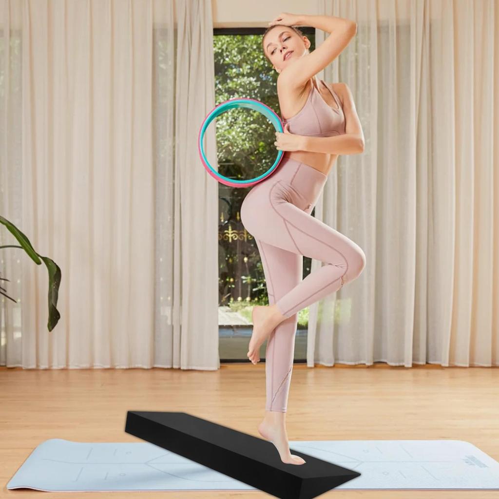 Yoga Wedge Block EVA Muscle Stretching Squat Wedge for Yoga Fitness Strength Training Home Workout Athletes Seniors Beginners