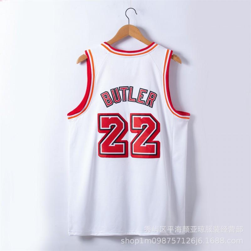 Miami Heat 22 Jimmy Butler Embroidered Basketball Jersey Men Women Sportswear Fall Winter Breathable Performance Tee