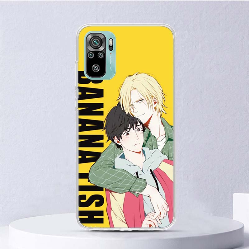 Banana Fish Anime Soft Case For Xiaomi Redmi Note 14 13 12S 11S 10S 12 Pro Plus Phone Cover 11 10 11E 11T Note14 Shell Coque Not