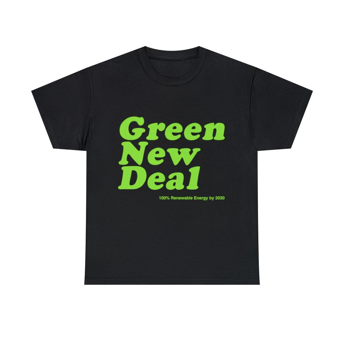 

Green New Deal 2030 Graphic Tee Shirt, S-5XL 2XL
