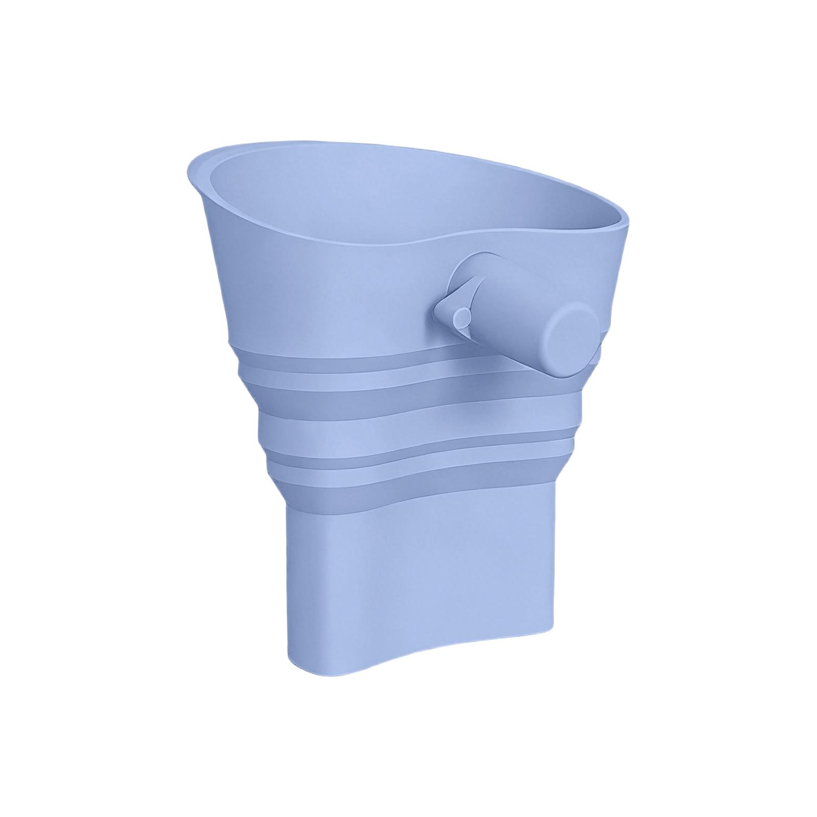 Home Oil Funnel Wine Leakage Large Caliber Pour Oil Funnel One Size синий