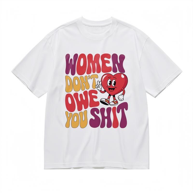 

Men s Trend Comfy Classic T Shirt Positive Message Abstract Art Print Tee L