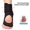 1Pc Ankle Brace Sweat Absorption Adjustable Anti-slip Polyester Running Elastic Compression Ankle Sleeve Sports Accessory