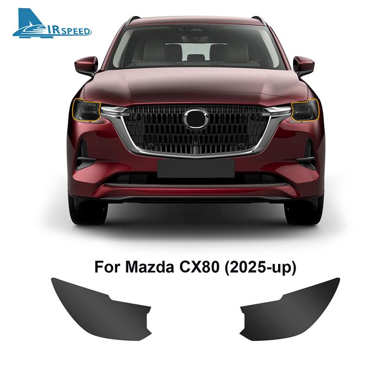 Car Headlight Rearview B C Pillar Paint Protection Film For Mazda CX 80 CX80 2025 Sticker Anti-scratch PPF Transparent Repair