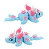 3D Printed Colorful Flower Dragon, Mini Miniature Dragon Model, Desktop Decoration, Home Collectible Gift