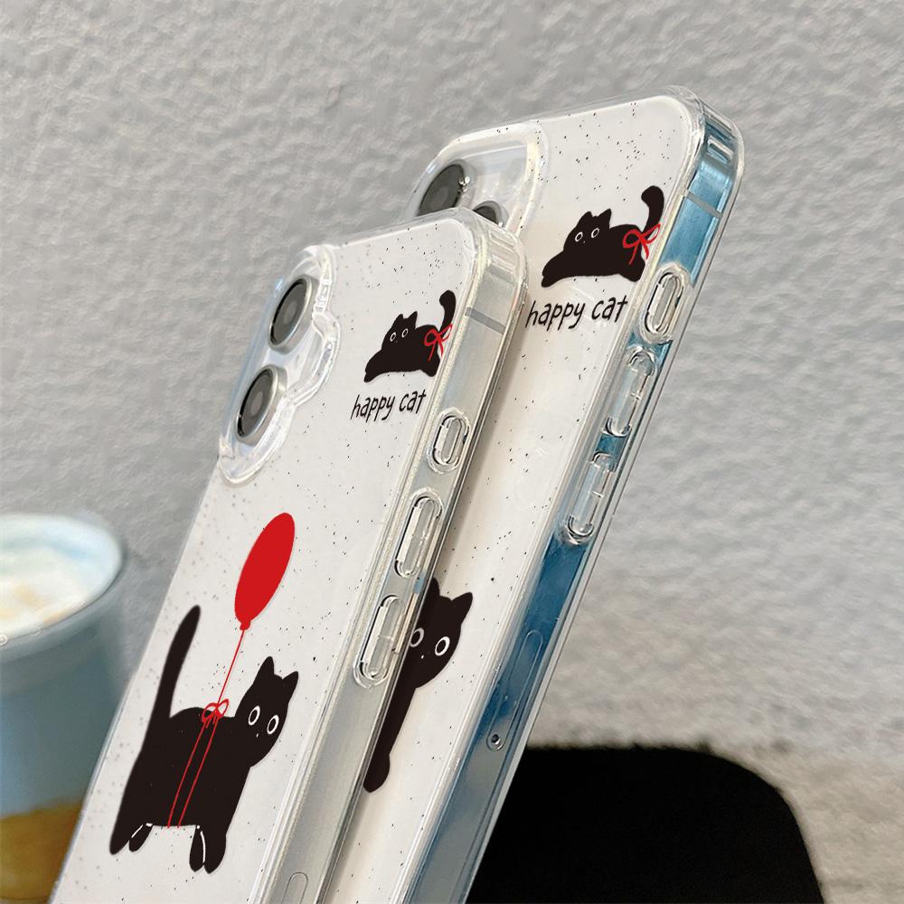 Painted Phone Case for iPhone 12 13 15 16 iPhone 16 12 13 14 15 Pro  14 15 16 Pro Max Coverage Shockproof Anti-Fingerprint Fresh Style Protective Case