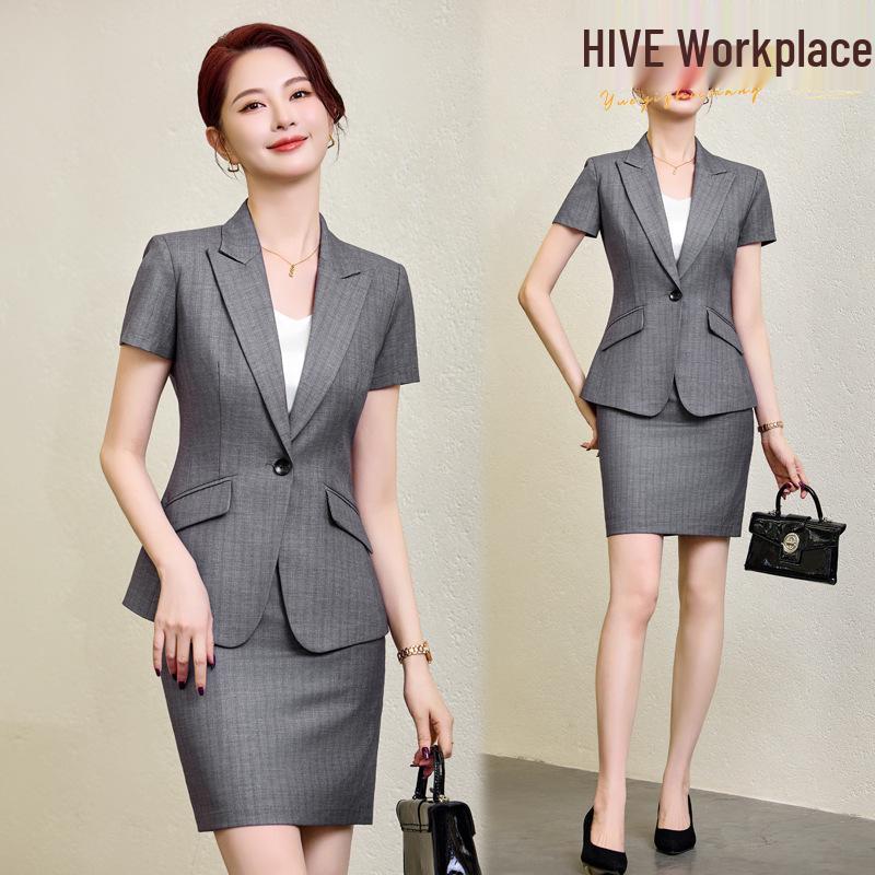 

Fashionable Goddess Style Women s Professional Suit for Receptionists and Saleswomen XXXL