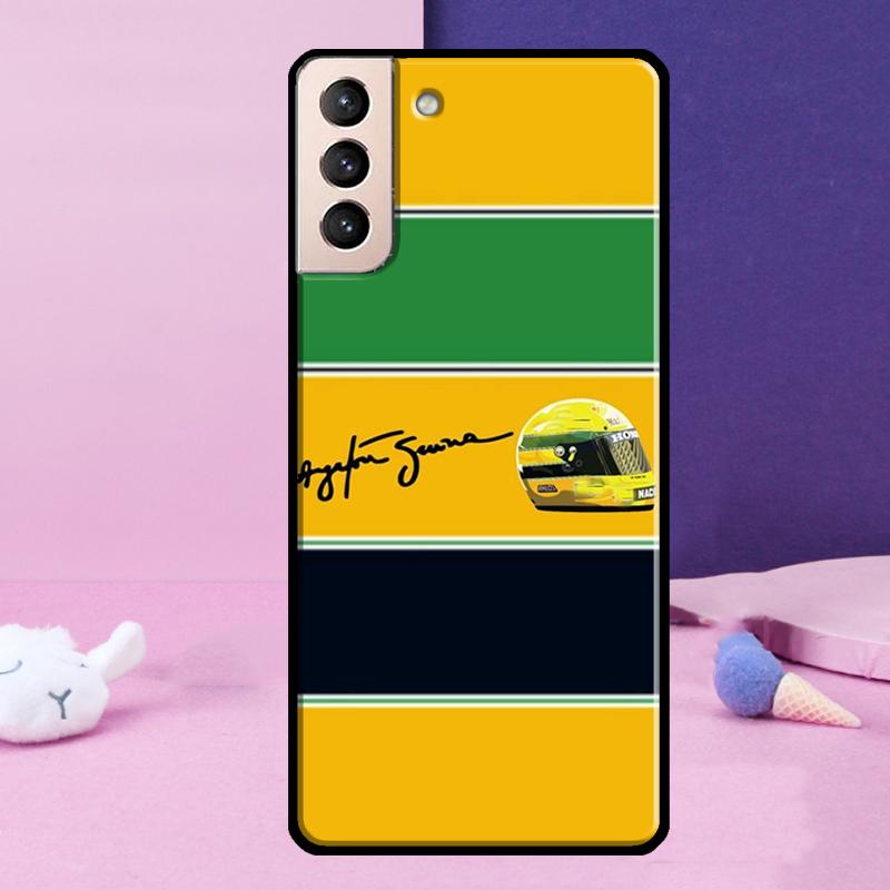 Ayrton Senna F1 Phone Case For Samsung Galaxy S25 S24 Ultra S9 S10 S20 S21 S22 Plus S23 FE S24 FE Cover