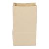 100 Pcs Kraft Paper Bag Food Grade Greaseproof Tear Resistant Disposable Brown Kraft Paper Grocery Bag