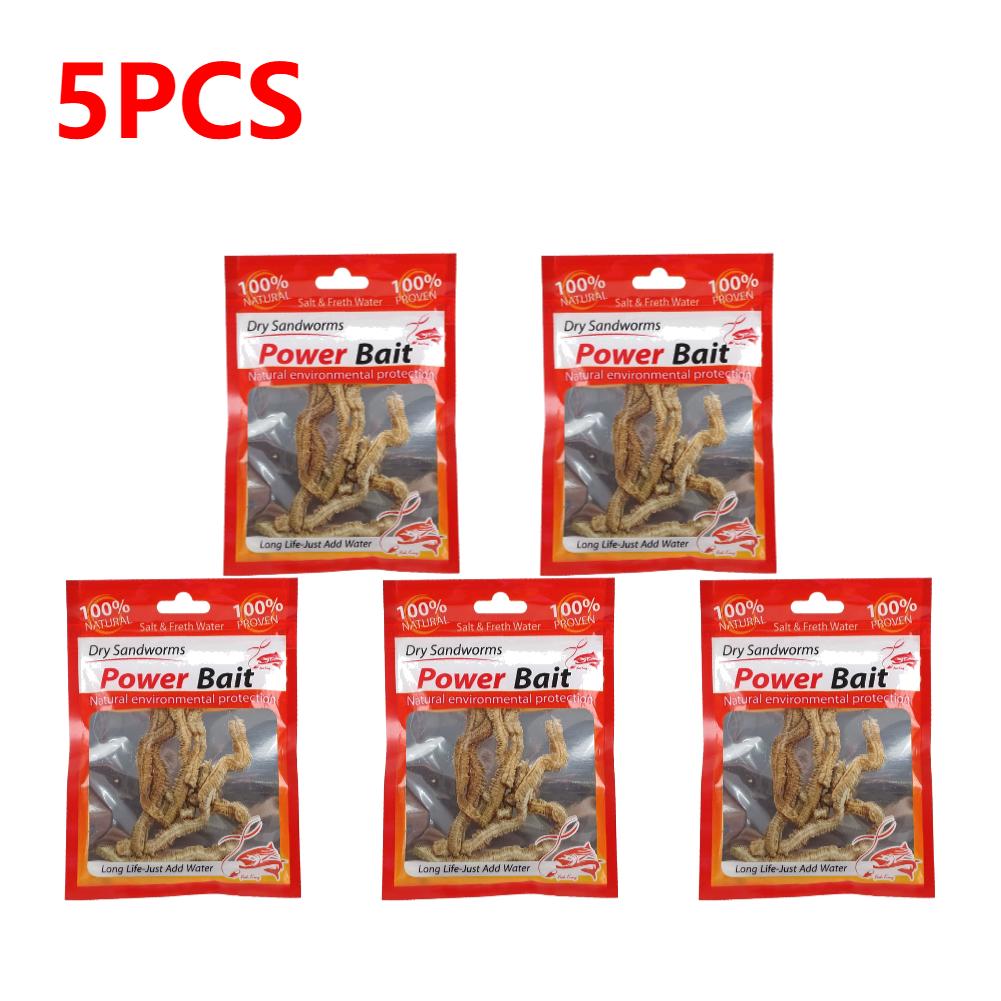 30-1Pcs Artificial Sea Worms Fishing Bait Lifelike Dry Lugworm Sandworms Saltwater Freshwater Soft Smell Fishing Lures Bait