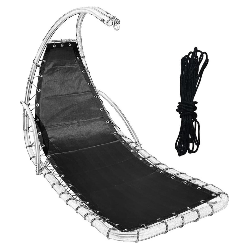 Black Chair Cover Hanging Swing Chair Easy Installation Process Enhanced Relaxation Experience For Outdoor Furniture