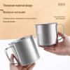 FATTBAO 304 Stainless Steel Mug with Lid and Tea Filter