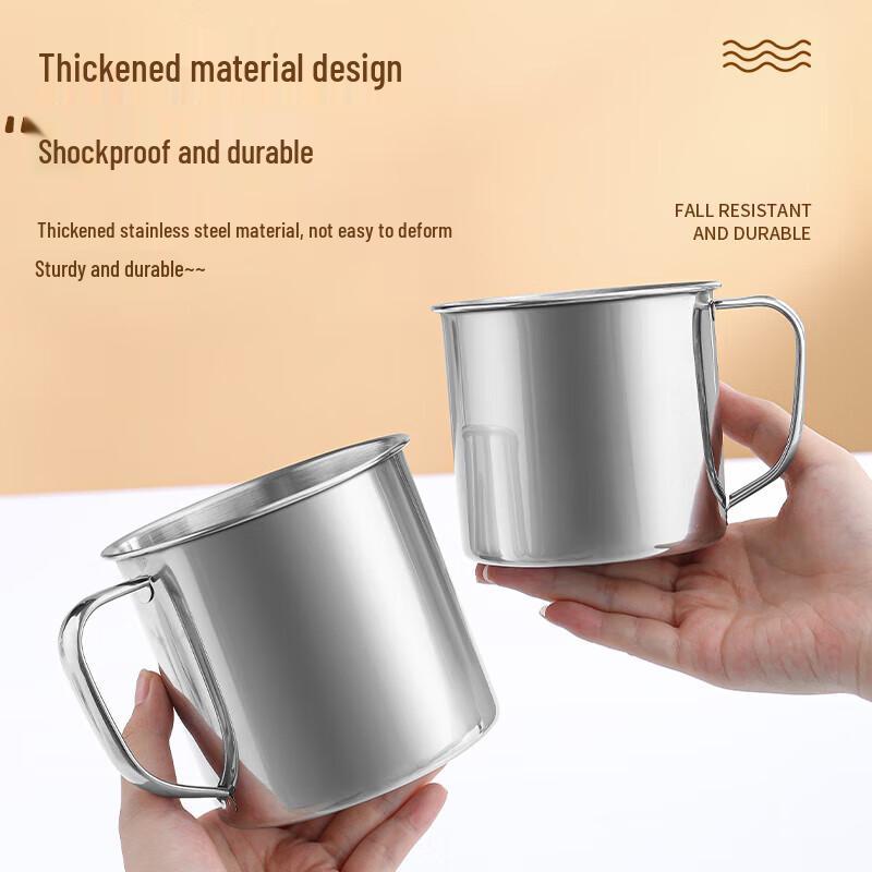 FATTBAO 304 Stainless Steel Mug with Lid and Tea Filter