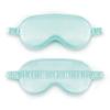 Double-Sided Imitation Silk Sleep Eye Mask with Printed Logo & Elastic Band - Breathable & Light-Blocking
