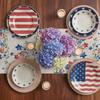American Flag Truck Independence Day Linen Table Runner Home Table Decor Reusable Kitchen Dining Table Runner Party Decor