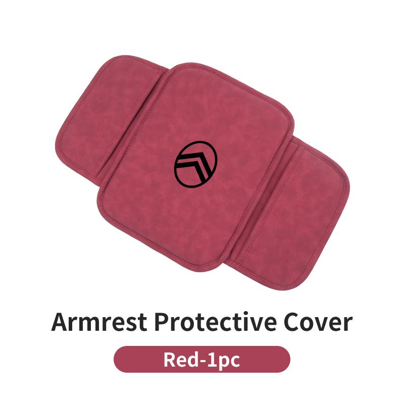 

Car Sheepskin Armrest Box Storage Pocket Arm Rest Protective Cover For Citroen C4 C3 C5 C1 C2 C-Elysee Berlingo Picasso Jumpy